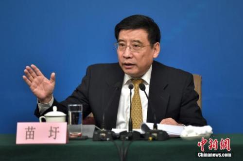 資料圖：苗圩。<a target='_blank' href='http://www.chinanews.com/'>中新社</a>記者金碩攝